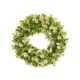 model 4 - Coronita verdeata artificiala+flori pentru decoratiuni florale