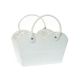 model 4 - Cos lemn tip poseta+toarta pentru aranjamente florale