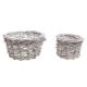 rotund - Cos nuiele+crengi pentru aranjamente florale set 2 buc