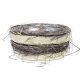 model 1 - Cos oval lemn+nuiele pentru aranjamente florale set 2 buc