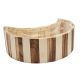 Cos Oval Lemn Pentru Aranjamente Florale