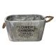 model 2 - Cos oval lemn+toarta sfoara pentru aranjamente florale