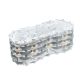 Cos Oval Rattan Gri Pentru Aranjamente Florale