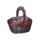 model 2 - Cos oval rattan pentru aranjamente florale set 3 buc