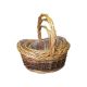 model 3 - Cos oval rattan pentru aranjamente florale set 3 buc
