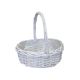 model 1 - Cos oval rattan+toarta pentru aranjamente florale