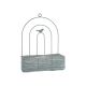 model 2 - Cos rattan gri pentru aranjamente florale