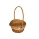 maro - Cos rattan + toarta pentru aranjamente florale