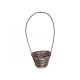 model 4 - Cos rotund color rattan pentru aranjamente florale