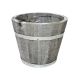 model 2 - Cos rotund lemn pentru aranjamente florale