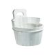 model 1 - Cos rotund lemn pentru aranjamente florale