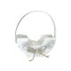 model 1 - Cos rotund lemn tip poseta+toarta pentru aranjamente florale