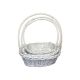 model 2 - Cos lemn+toarta pentru aranjamente florale set 3 buc