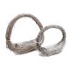 Cos Rotund Nuiele+toarta Pentru Aranjamente Florale Set 2 Buc