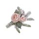 Crenguta Brad Artificial+con+zapada+bobite+trandafir Pentru Decoratiuni Florale