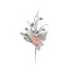 model 4 - Crenguta brad artificial+zapada+flori pentru decoratiuni Craciun