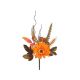 Crenguta Floarea Soarelui+frunze+spic+bobite Pentru Aranjamente Florale