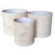 model 1 - Cutie cilindru+model pentru aranjamente florale set 3 buc