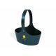 negru - Cutie tip poseta color pentru flori