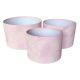 Cutie Rotunda+model Pentru Aranjamente Florale Set 3 Buc