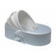 alb - Cutie tip landou pentru decoratiuni