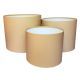 kraft - Cutii cilindru color fara capac pentru aranjamente florale set 3 buc
