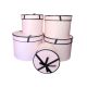 model 2 - Cutii cilindru color pentru aranjamente florale set 5 buc