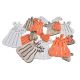 Dovlecei Lemn Color Pentru Aranjamente Florale Set 18 Buc