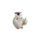 model 2 - Figurina bufnita+toca pentru decoratiuni florale