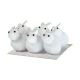 Figurina Iepuras Pentru Decoratiuni Florale Set 6 Buc