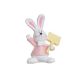roz - Figurina iepuras pentru decoratiuni Paste