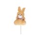 Figurina Iepuras Plus Color+bat Pentru Decoratiuni Florale