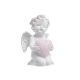 Figurina Ingeras+inimioara Roz Pentru Decoratiuni Florale