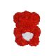 Figurina Ursulet Flori Artficiale+inima Pentru Aranjamente Florale