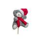 model 5 - Figurina ursulet plus+bat pentru decoratiuni florale
