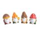 Figurine Gnom Color Pentru Aranjamente Florale Set 4 Buc