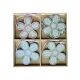 model 1 - Flori lemn color pentru decoratiuni florale set 8 buc