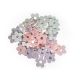 Floricele Lemn Color Pentru Decoratiuni Florale Set 60 Buc