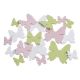 Fluturasi Lemn Color Pentru Aranjamente Florale Set 18 Buc