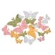 Fluturasi Lemn Color Pentru Aranjamente Florale Set 18 Buc