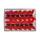 model 111 - Fluturi 8 cm pentru aranjamente florale set 12 buc