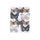 model 15 - Fluturi color pentru aranjamente florale set 10 buc