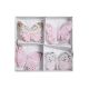 model 2 - Fluturi pene color+clips pentru aranjamente florale set 8 buc