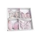 model 4 - Fluturi pene color+clips pentru aranjamente florale set 8 buc