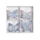 model 3 - Fluturi pene color pentru aranjamente florale set 8 buc