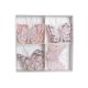 model 4 - Fluturi pene color pentru aranjamente florale set 8 buc