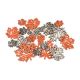 Frunze Color Lemn Pentru Aranjamente Florale Set 18 Buc