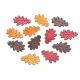 model 1 - Frunze lemn color pentru aranjamente florale set 12 buc
