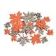 Frunze Lemn Color Pentru Aranjamente Florale Set 18 Buc