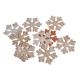 model 2 - Fulg nea scoarta pentru aranjamente florale set 18 buc